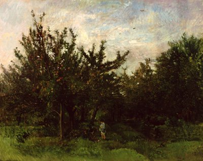 Un Verger de Pommiers - Charles Francois Daubigny