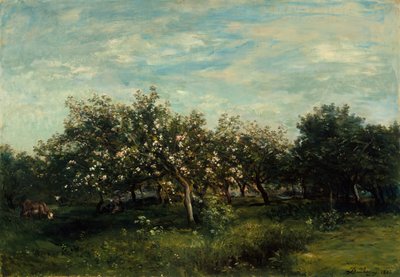 Fleurs de pommier, 1873 - Charles Francois Daubigny