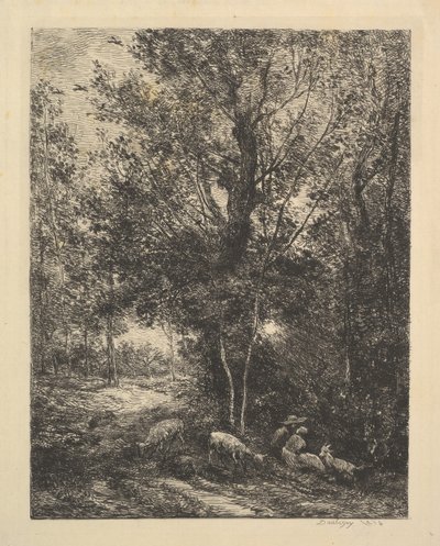 Berger et Bergère - Charles Francois Daubigny