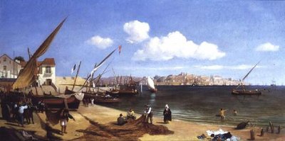 Le port, Lisbonne - Charles Henry Seaforth