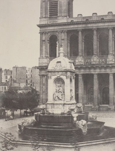 Fontaine à Saint-Sulpice - Charles Marville