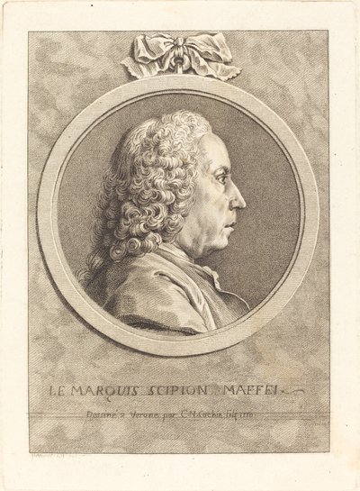 Le Marquis Scipion Maffei - Charles Nicolas Cochin II