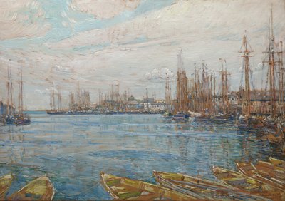 Port aux Mille Mâts - Childe Frederick Hassam