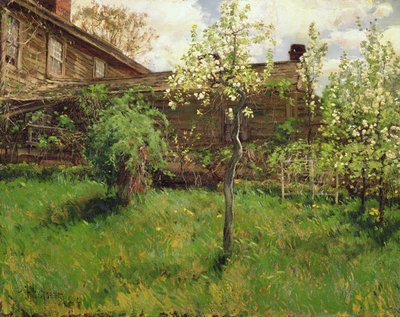 Vieille maison, Dorchester - Childe Frederick Hassam