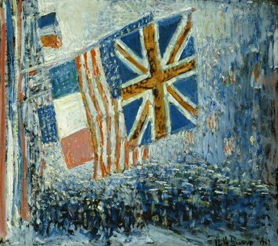 La grande parade - Childe Frederick Hassam