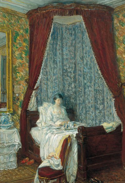 Le petit déjeuner français, 1910 - Childe Hassam