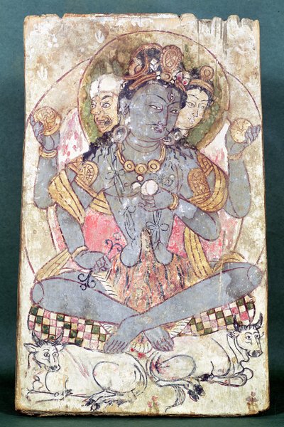 Shiva de Dandan-Uiliq, Khotan, c.500-527 av. J.-C. - Chinese School