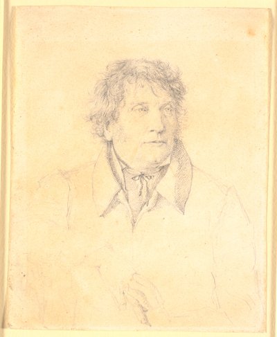 Portrait du père, maître boulanger P.B. Købke - Christen Købke