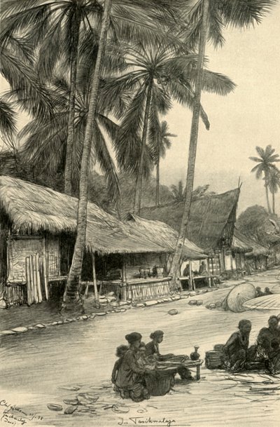 Scène de rue à Tasikmalaya, Java - Christian Wilhelm Allers