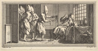 Apporter une corde au prisonnier, 1746-47 - Claude Augustin Duflos