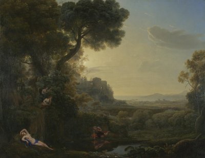 Paysage avec Narcisse et Écho, 1644 - Claude Lorrain