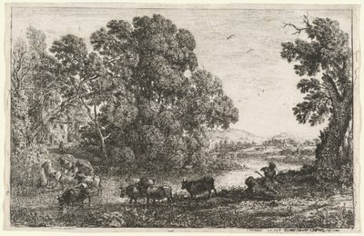 Le bouvier - Claude Lorrain