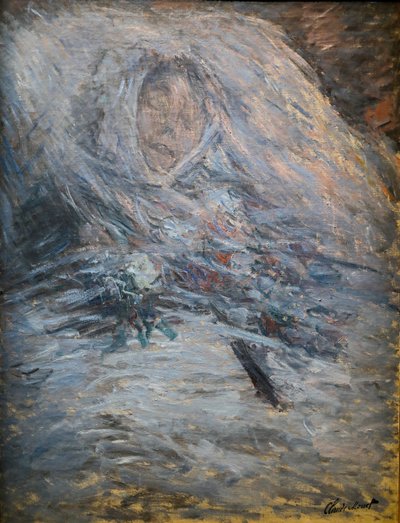 Camille sur son lit de mort - Claude Monet