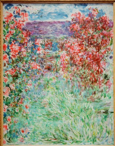 La maison entre les roses - Claude Monet