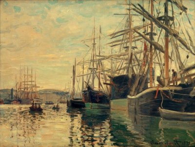 Le port de Rouen - Claude Monet