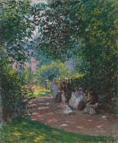 Dans le Parc Monceau - Claude Monet