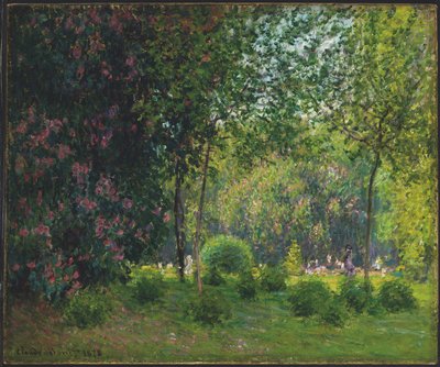 Le parc Monceau - Claude Monet