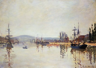 La Seine en aval de Rouen - Claude Monet