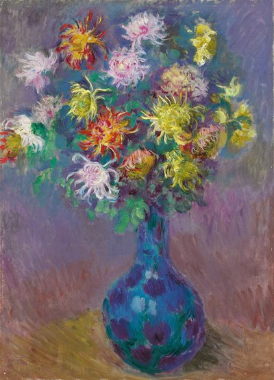 Vase de chrysanthèmes, 1882 - Claude Monet