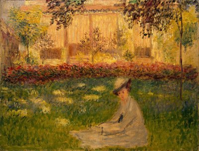 Femme dans un jardin - Claude Monet