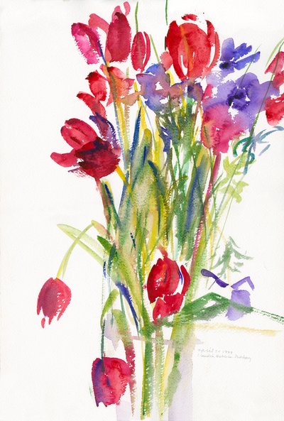 Tulipes, 1999 - Claudia Hutchins Puechavy