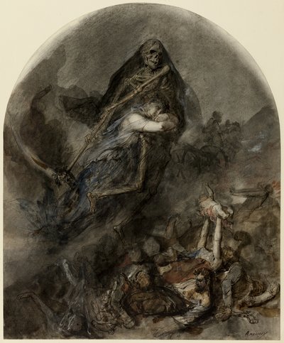 Allégorie de la mort - Clément Auguste Andrieux