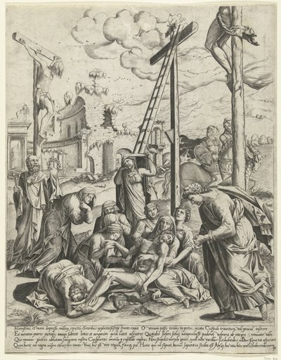 Descente de croix - Cornelis Bos