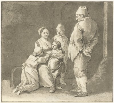 Groupe de figures - Cornelis van Noorde