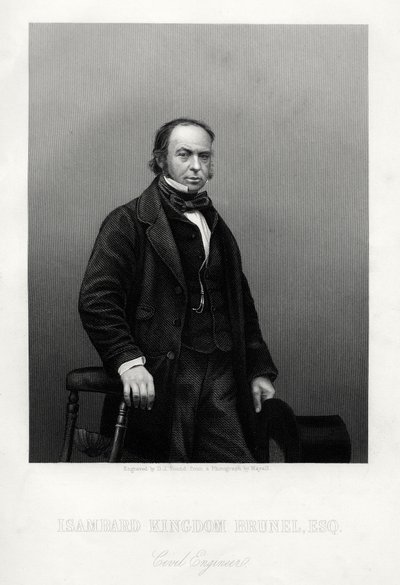 Isambard Kingdom Brunel, ingénieur britannique, c. 1880 - Daniel John Pound