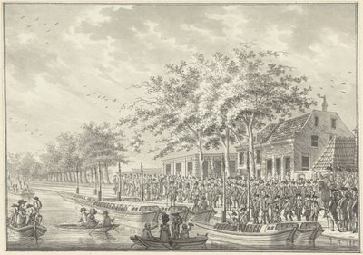 Départ des Amstellodamois pour Utrecht, 1787 - Daniël Kerkhoff