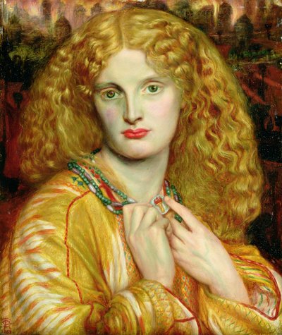 Hélène de Troie - Dante Gabriel Charles Rossetti