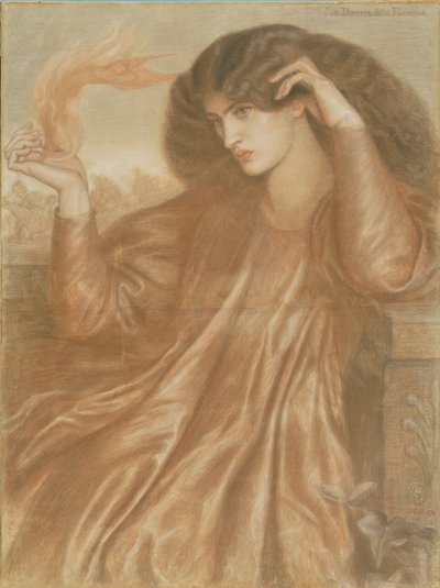 La Donna della Fiamma - Dante Gabriel Charles Rossetti