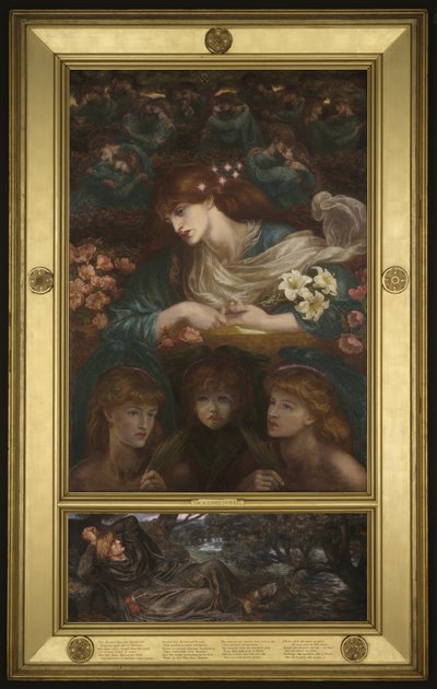 La Bienheureuse Damozel, 1875-78 - Dante Gabriel Charles Rossetti