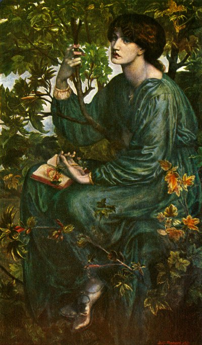 La Rêverie, 1880 - Dante Gabriel Charles Rossetti