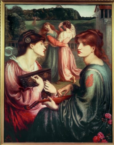 The Bower Meadow - Dante Gabriel Charles Rossetti