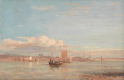 Hôpital de Greenwich depuis Woolwich Reach - David Cox