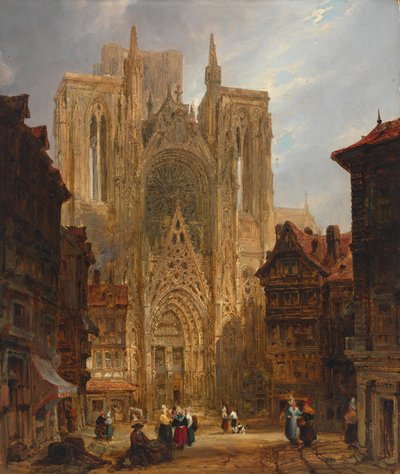 Cathédrale de Rouen, vers 1796-1826 - David Roberts