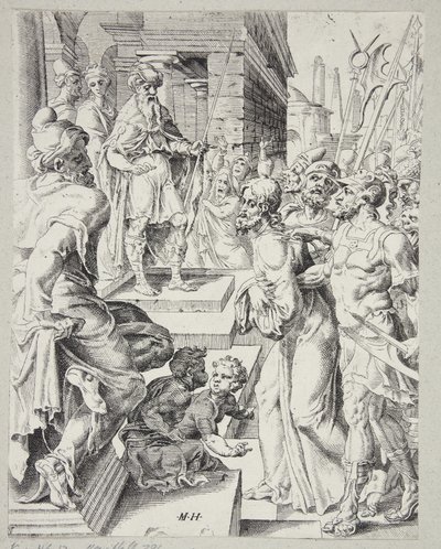 Christ devant Pilate - Dirck Volckertsz. Coornhert