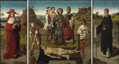 Martyr de Saint Érasme Triptyque, 1458 - Dirk Bouts