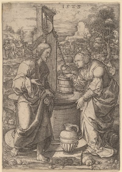 Christ et la femme de Samarie - Dirk Jacobsz Vellert