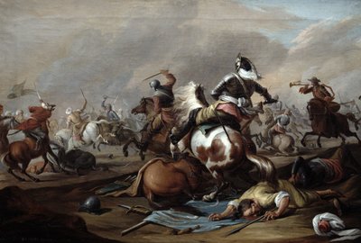 Le choc de la cavalerie, 1770 - Dirk Langendyk