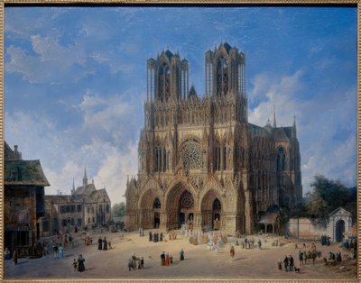 La cathédrale de Reims - Domenico II Quaglio