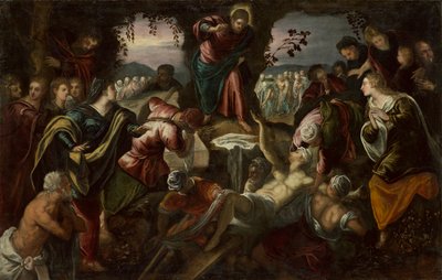 La Résurrection de Lazare, 1585-1590 - Domenico Robusti Tintoretto