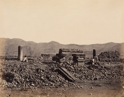 Deuxième palais à Mitla, Mexique - Désiré Charnay