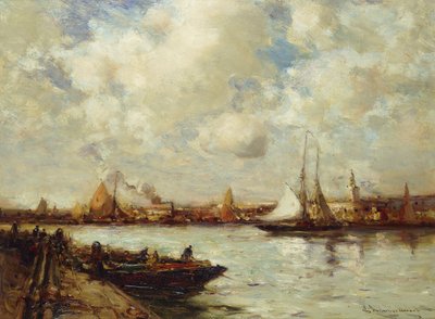 Le port, Southampton - E. Aubrey Hunt