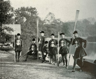 Les Watermen de Sa Majesté, vers 1897 - E. and S. Woodbury