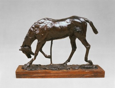 Cheval avec la tête baissée - Edgar Degas