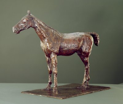 Cheval debout (bronze) - Edgar Degas