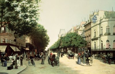 Le Boulevard des Italiens - Edmond Georges Grandjean