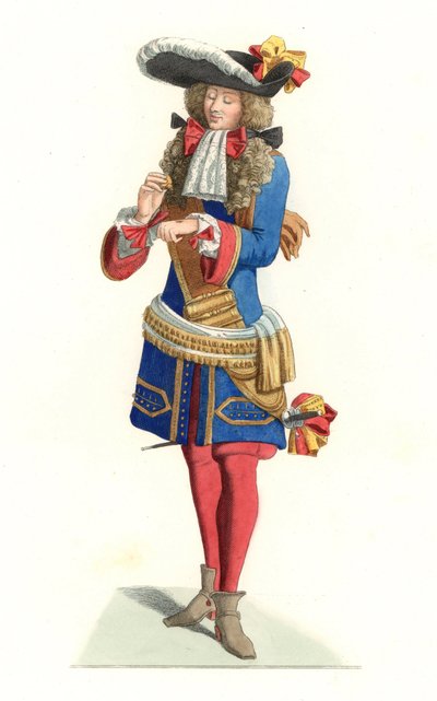 Officier royal français - Edmond Lechevallier Chevignard